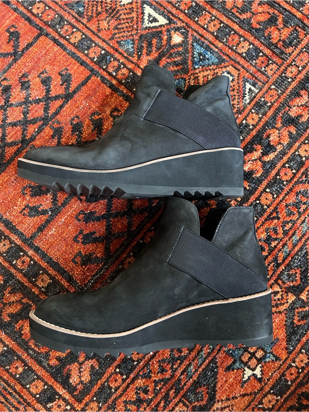 Eileen Fisher Leather Ankle Booties